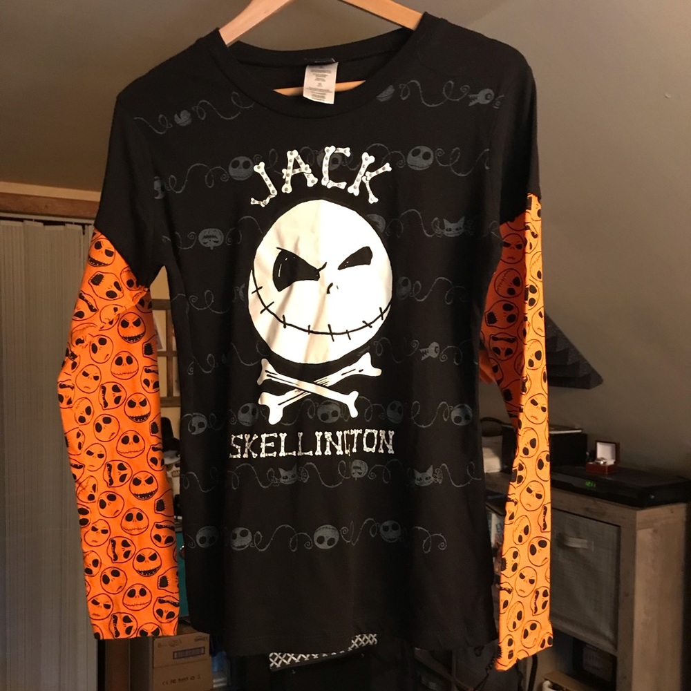 Long sleeve Nightmare before Christmas
